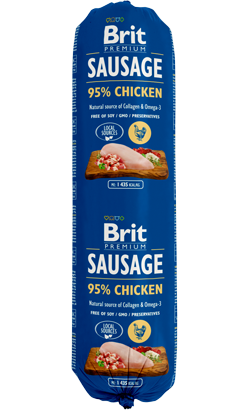 Brit sausage dog food cheap